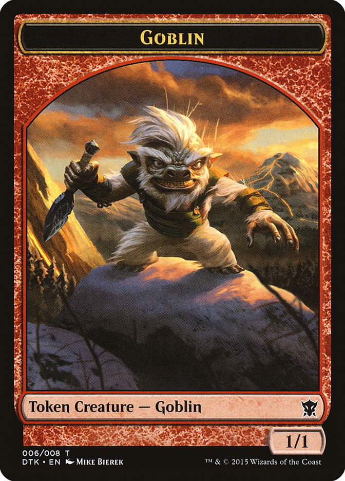 Goblin Token [Dragons of Tarkir Tokens] | Total Play