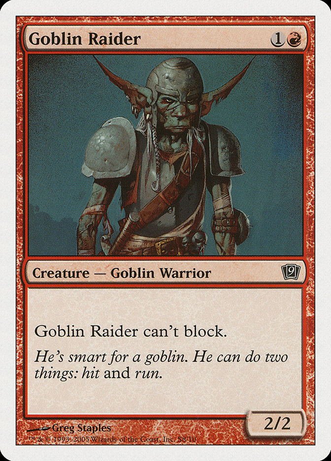 Goblin Raider [Ninth Edition] | Total Play