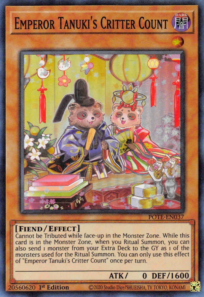 Emperor Tanuki's Critter Count [POTE-EN037] Super Rare | Total Play