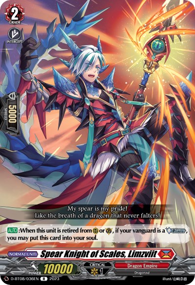 Spear Knight of Scales, Limzviit (D-BT08/036EN) [Minerva Rising] | Total Play