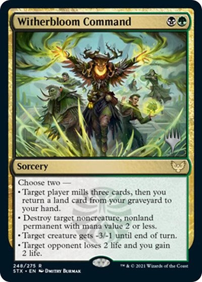 Witherbloom Command (Promo Pack) [Strixhaven: School of Mages Promos] | Total Play
