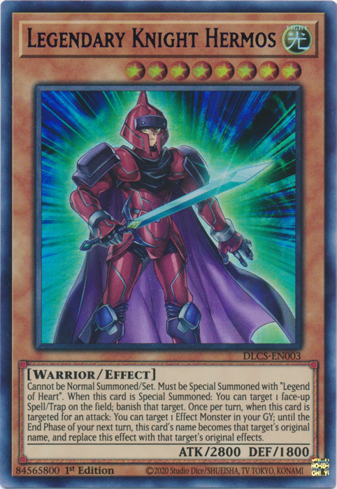Legendary Knight Hermos (Purple) [DLCS-EN003] Ultra Rare | Total Play