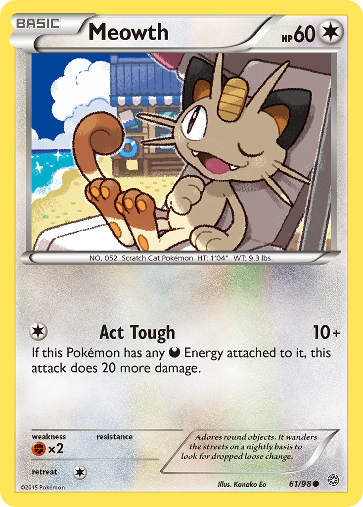 Meowth (61/98) [XY: Ancient Origins] | Total Play