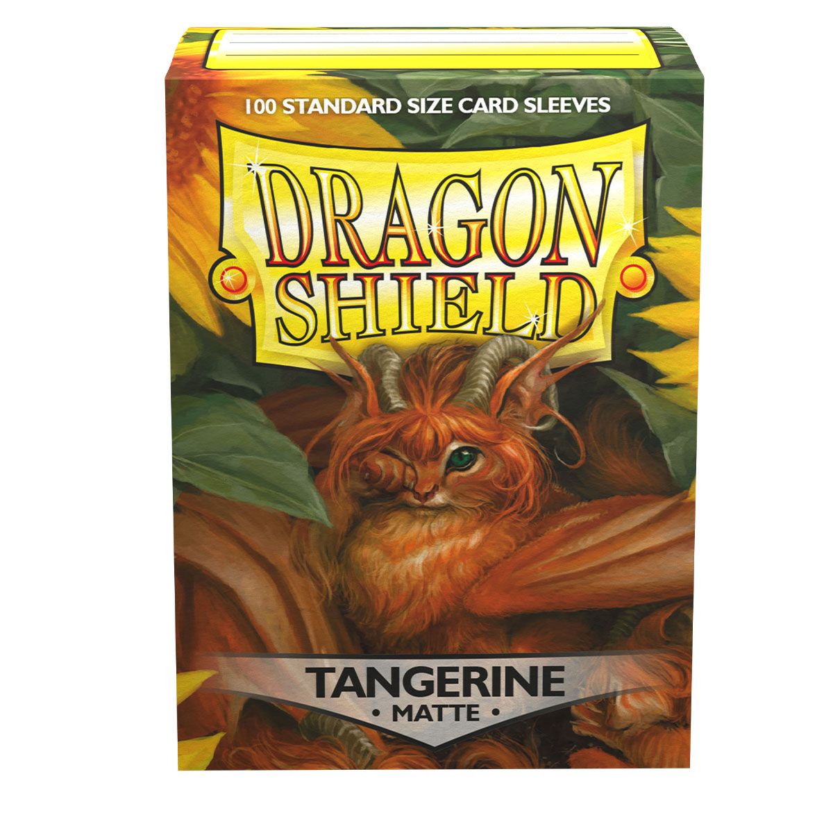 Dragon Shield: Standard 100ct Sleeves - Tangerine (Matte) | Total Play
