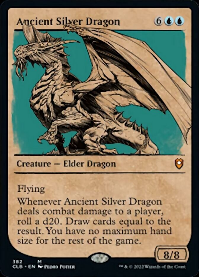 Ancient Silver Dragon (Showcase) [Commander Legends: Battle for Baldur's Gate] | Total Play