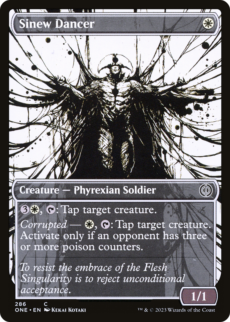 Sinew Dancer (Showcase Ichor) [Phyrexia: All Will Be One] | Total Play