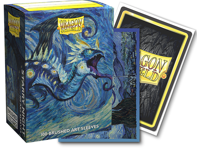 Dragon Shield: Standard 100ct Brushed Art Sleeves - Starry Night | Total Play