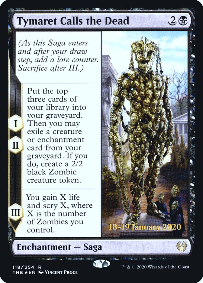 Tymaret Calls the Dead [Theros Beyond Death Prerelease Promos] | Total Play