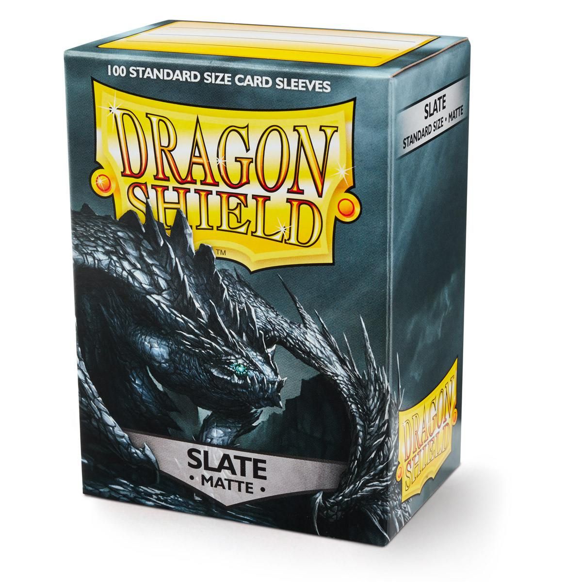 Dragon Shield: Standard 100ct Sleeves - Slate (Matte) | Total Play