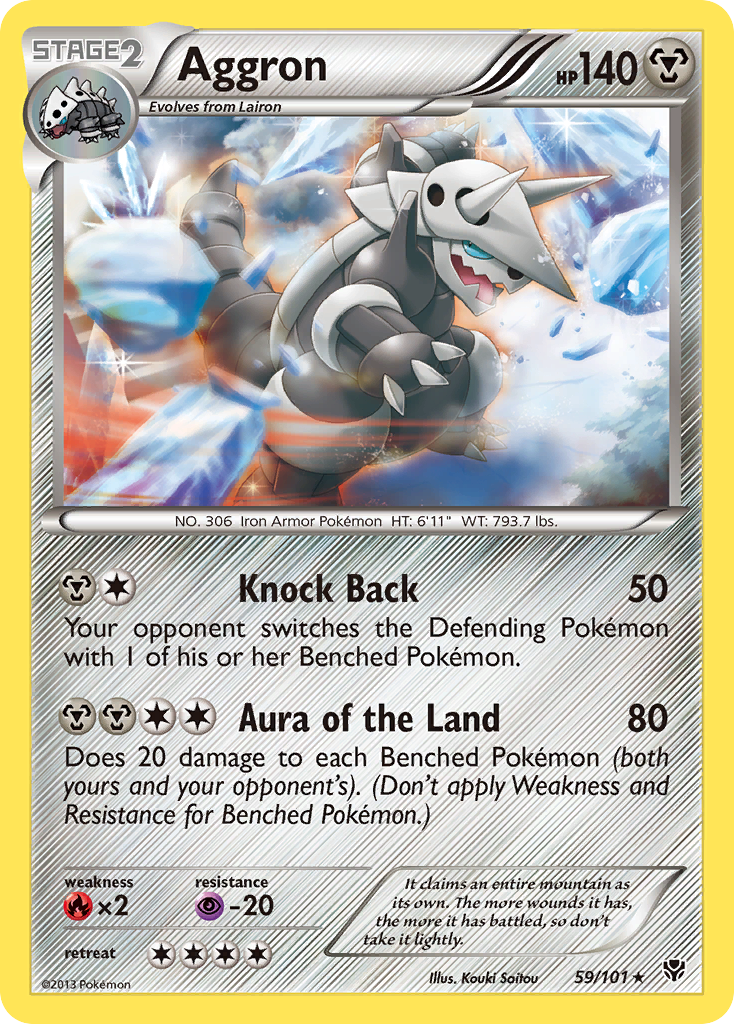 Aggron (59/101) [Black & White: Plasma Blast] | Total Play