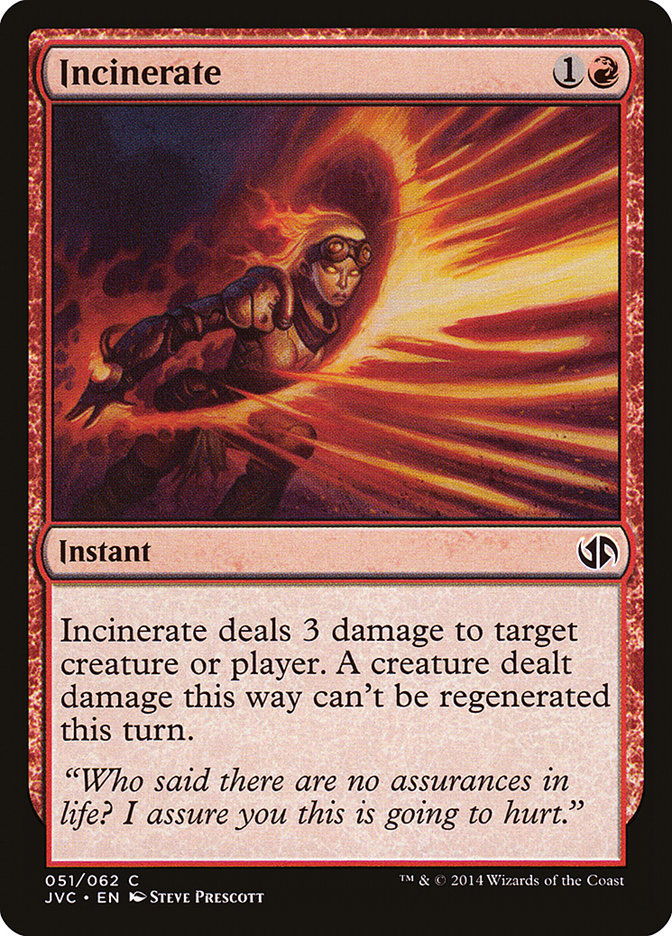 Incinerate [Duel Decks Anthology] | Total Play