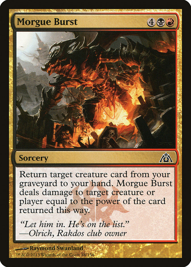 Morgue Burst [Dragon's Maze] | Total Play