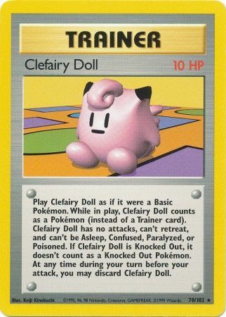 Clefairy Doll (70/102) [Base Set Unlimited] | Total Play