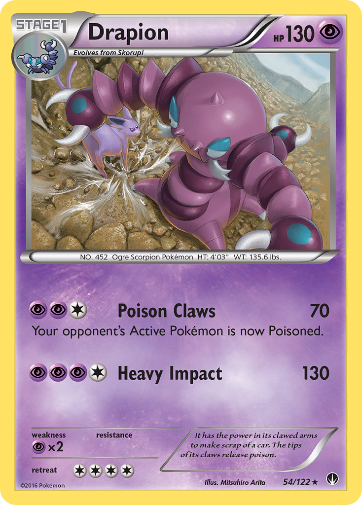 Drapion (54/122) [XY: BREAKpoint] | Total Play
