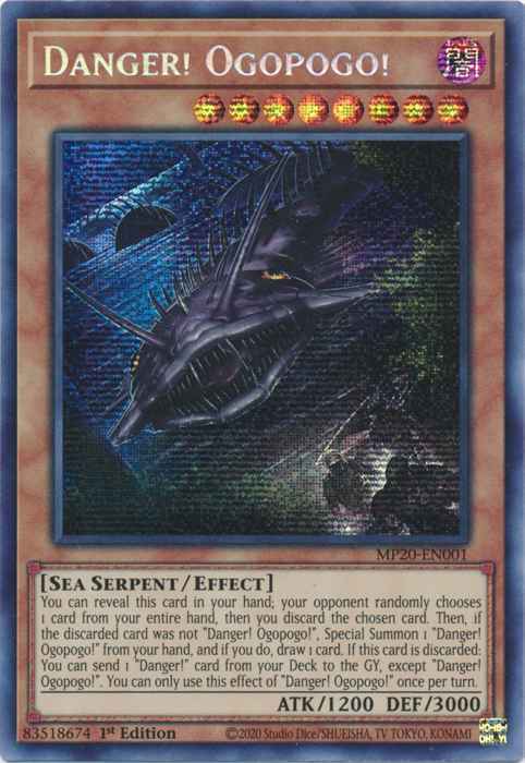 Danger! Ogopogo! [MP20-EN001] Prismatic Secret Rare | Total Play