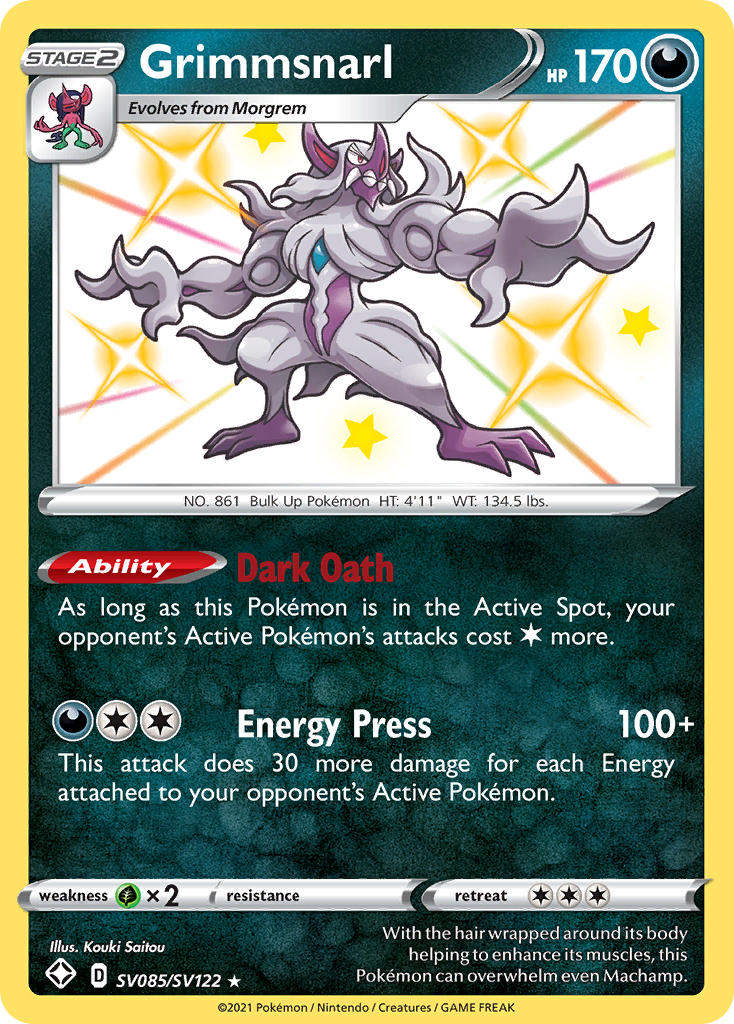 Grimmsnarl (SV085/SV122) [Sword & Shield: Shining Fates] | Total Play