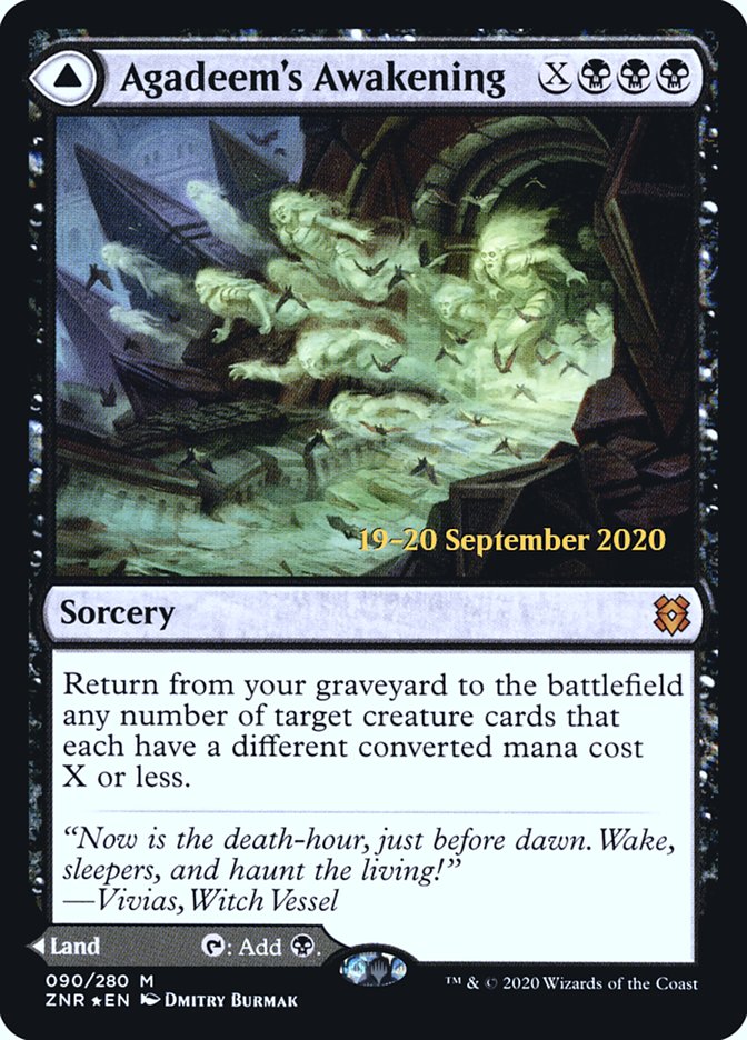 Agadeem's Awakening // Agadeem, the Undercrypt [Zendikar Rising Prerelease Promos] | Total Play