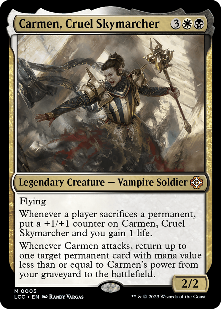 Carmen, Cruel Skymarcher [The Lost Caverns of Ixalan Commander] | Total Play