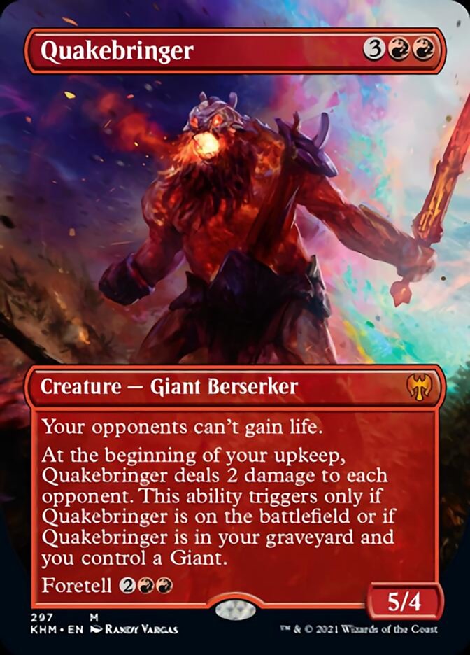 Quakebringer (Borderless Alternate Art) [Kaldheim] | Total Play