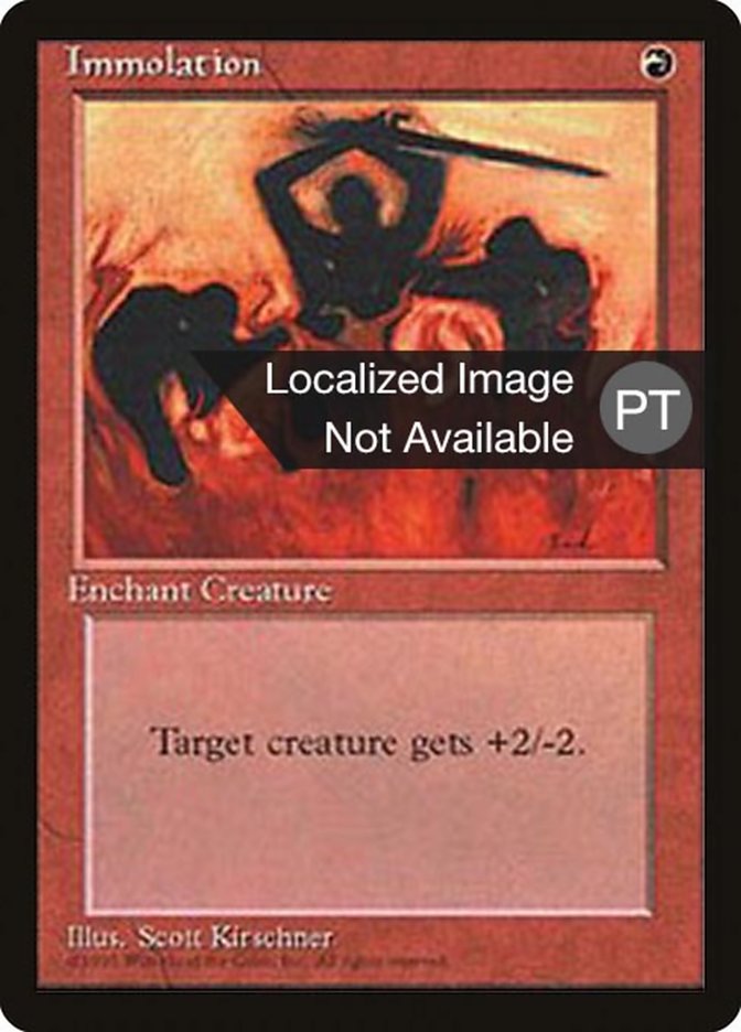 Immolation [Fourth Edition (Foreign Black Border)] | Total Play