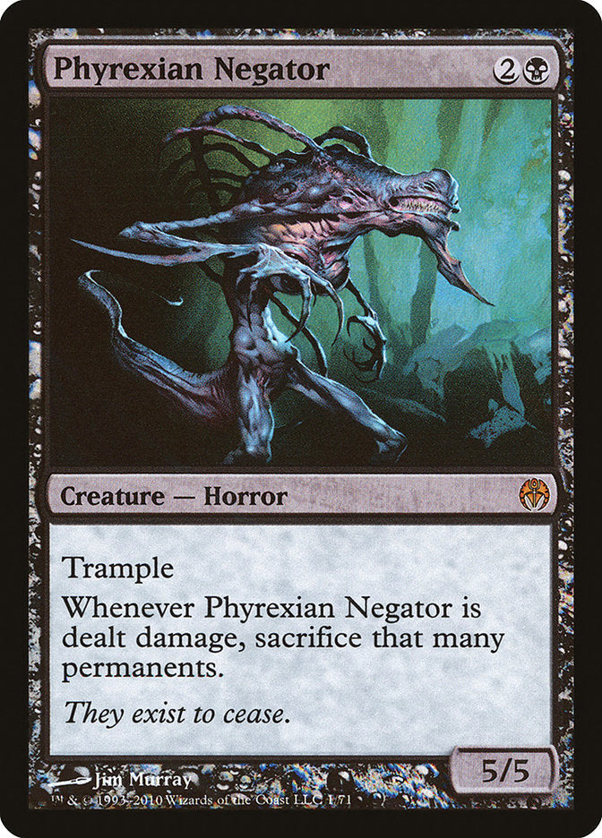 Phyrexian Negator [Duel Decks: Phyrexia vs. the Coalition] | Total Play