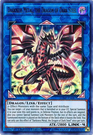 Darkness Metal, the Dragon of Dark Steel [JUMP-EN087] Ultra Rare | Total Play