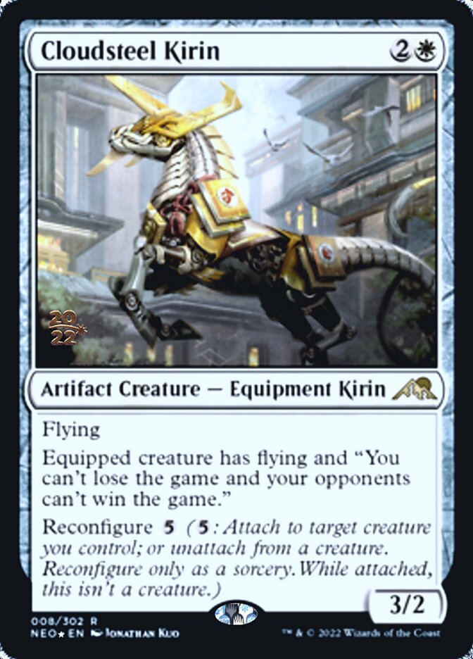 Cloudsteel Kirin [Kamigawa: Neon Dynasty Prerelease Promos] | Total Play