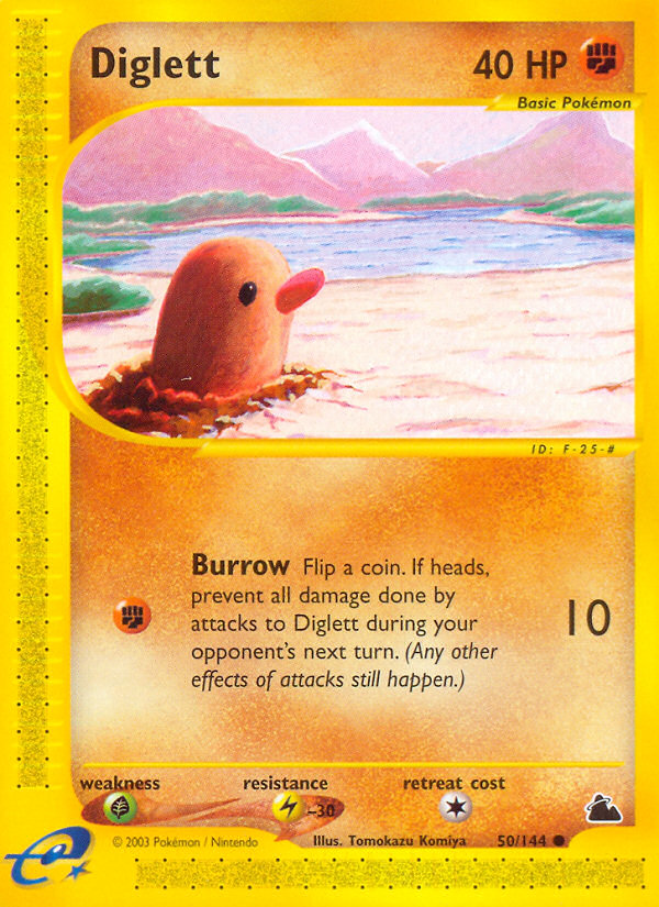 Diglett (50/144) [Skyridge] | Total Play