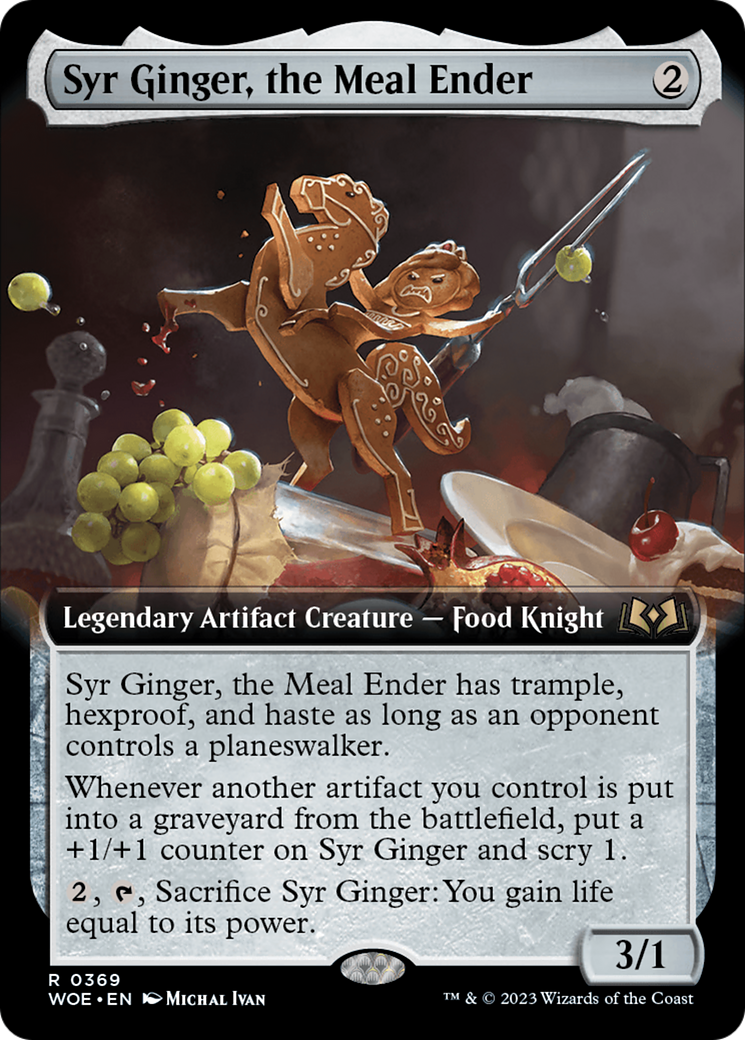Syr Ginger, the Meal Ender (Extended Art) [Wilds of Eldraine] | Total Play