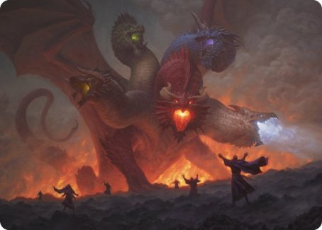 Tiamat Art Card [Dungeons & Dragons: Adventures in the Forgotten Realms Art Series] | Total Play