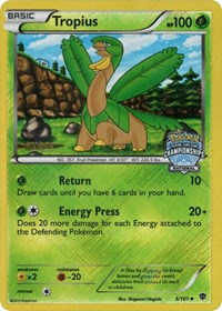 Tropius (5/101) (National Championship Staff Promo) [Black & White: Plasma Blast] | Total Play