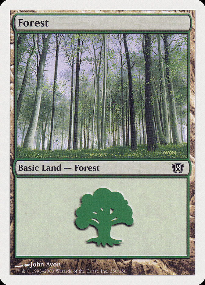 Forest (350) [Eighth Edition] | Total Play