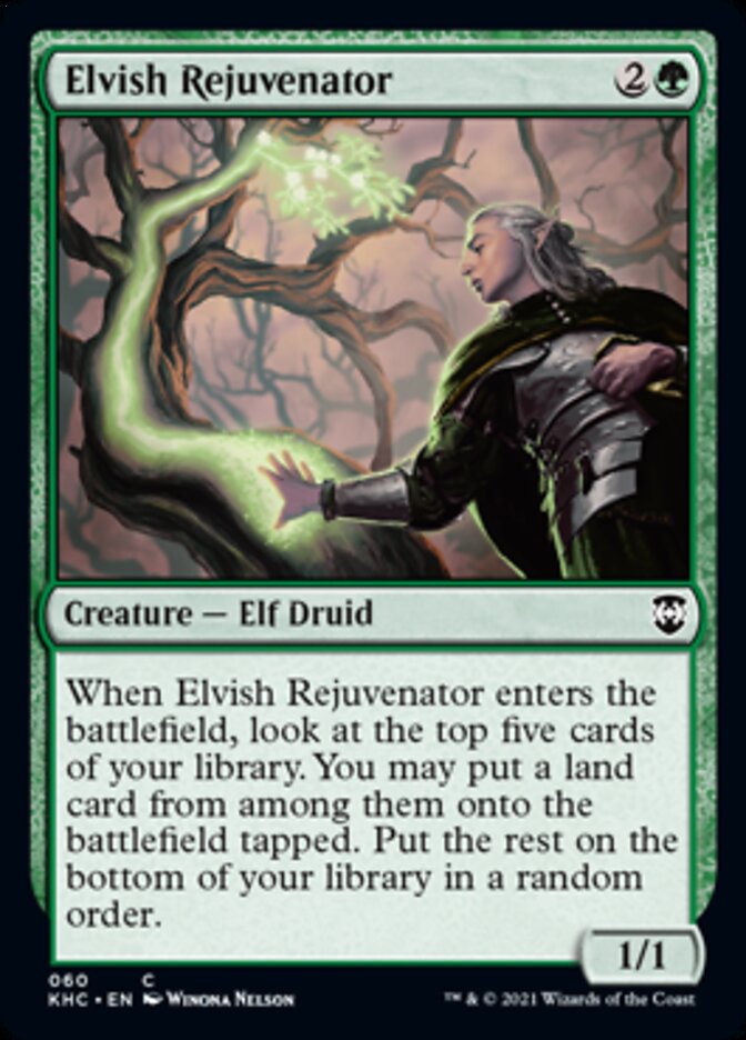 Elvish Rejuvenator [Kaldheim Commander] | Total Play