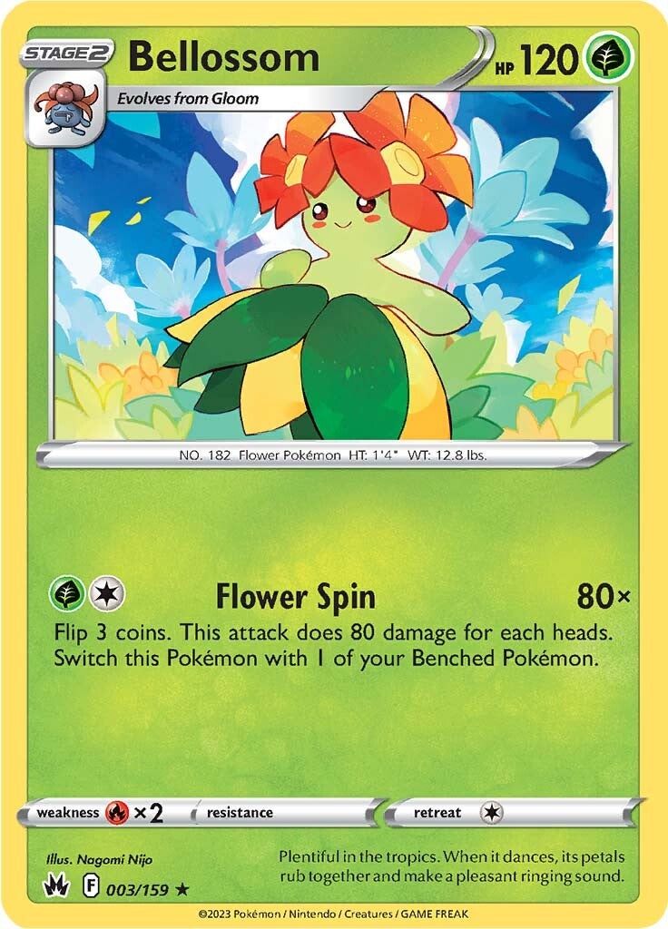 Bellossom (003/159) [Sword & Shield: Crown Zenith] | Total Play