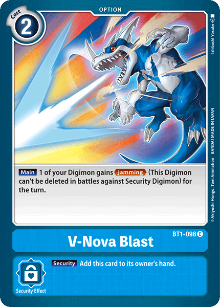 V-Nova Blast [BT1-098] [Release Special Booster Ver.1.0] | Total Play
