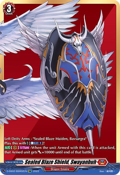 Sealed Blaze Shield, Swayanbuh (D-SS02/BSR02EN) [Festival Collection 2022] | Total Play