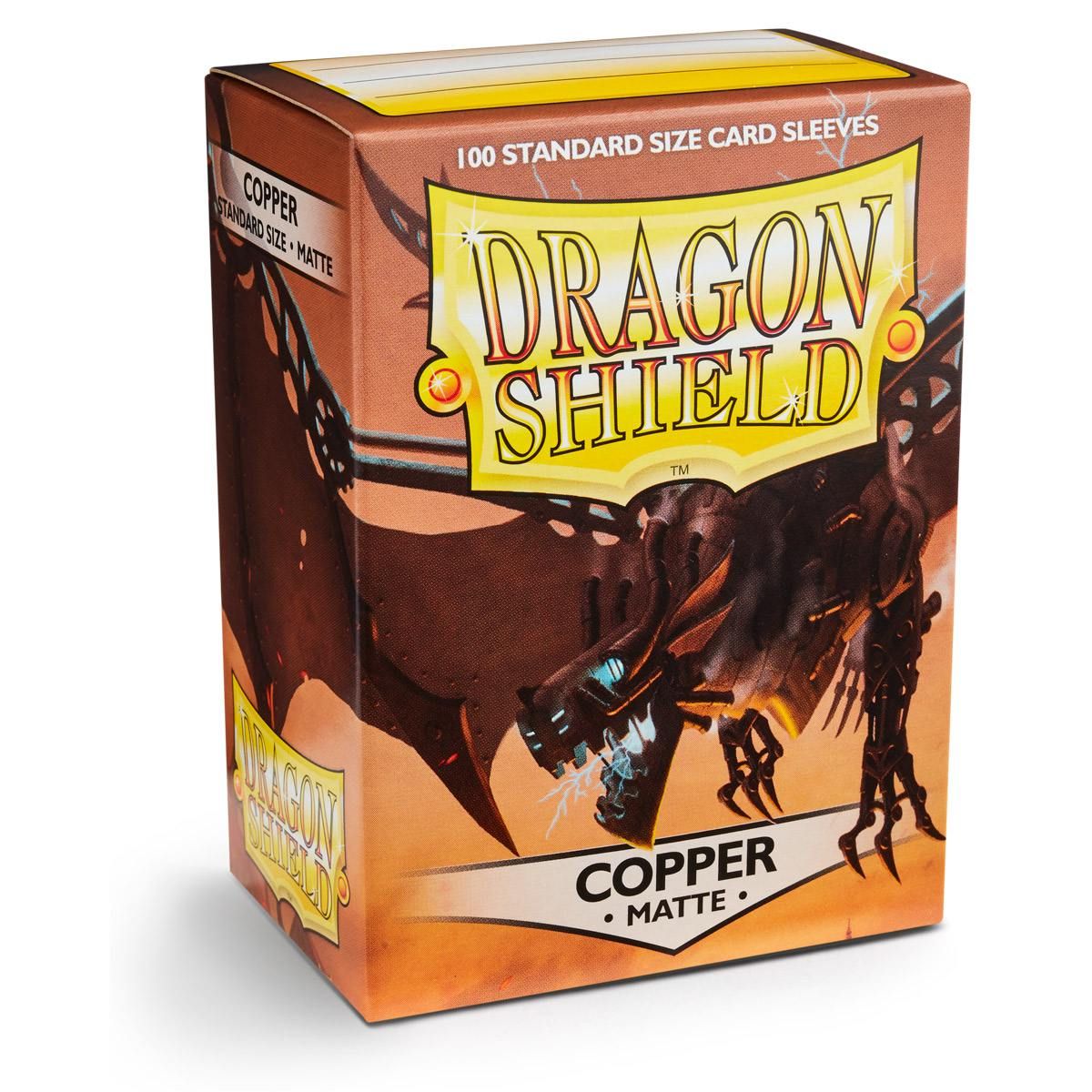 Dragon Shield: Standard 100ct Sleeves - Copper (Matte) | Total Play