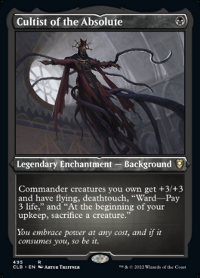 Cultist of the Absolute (Foil Etched) [Commander Legends: Battle for Baldur's Gate] | Total Play