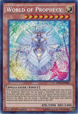 World of Prophecy [MP14-EN081] Secret Rare | Total Play