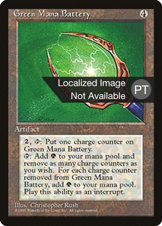 Green Mana Battery [Fourth Edition (Foreign Black Border)] | Total Play