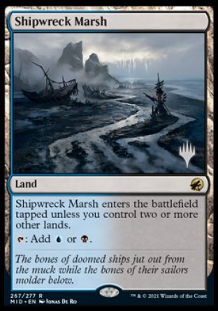 Shipwreck Marsh (Promo Pack) [Innistrad: Midnight Hunt Promos] | Total Play