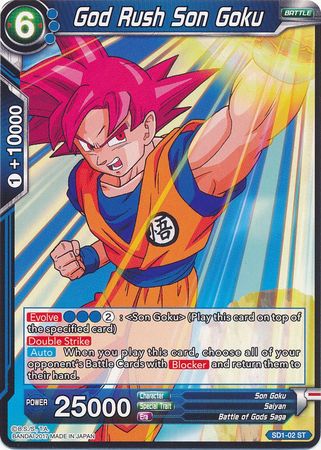 God Rush Son Goku (Starter Deck - The Awakening) (SD1-02) [Galactic Battle] | Total Play