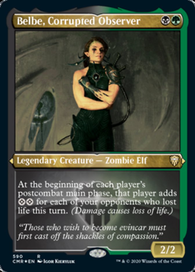 Belbe, Corrupted Observer (Etched) [Commander Legends] | Total Play