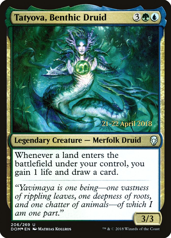 Tatyova, Benthic Druid [Dominaria Prerelease Promos] | Total Play