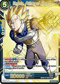 Vegeta, Prince of Speed (Foil) (SD1-05) [Galactic Battle] | Total Play