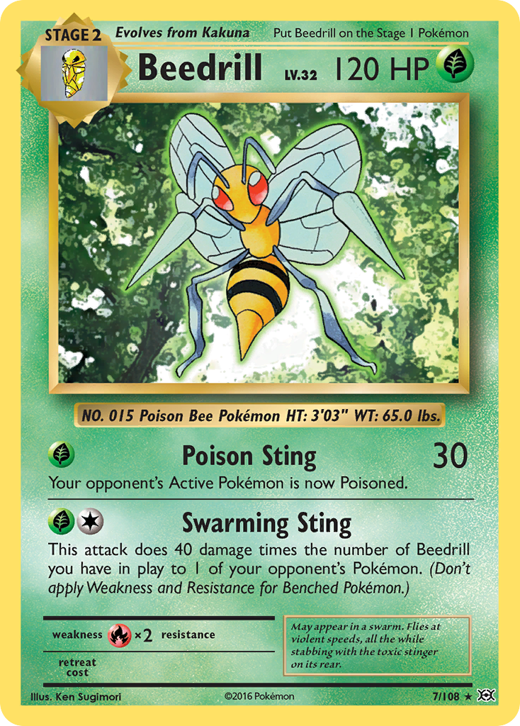 Beedrill (7/108) [XY: Evolutions] | Total Play