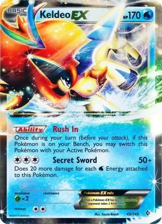 Keldeo EX (49/149) (Jumbo Card) [Black & White: Boundaries Crossed] | Total Play