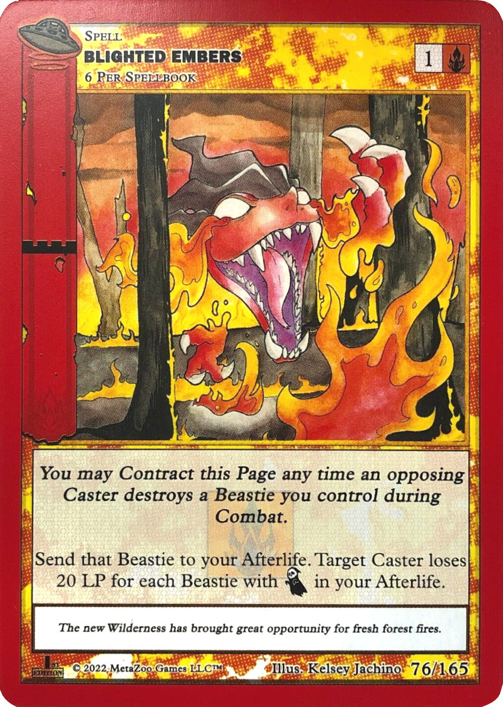 Blighted Embers [Cryptid Nation: UFO First Edition] | Total Play