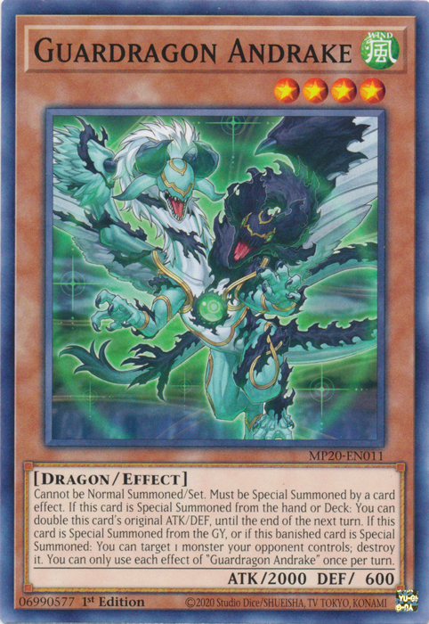 Guardragon Andrake [MP20-EN011] Common | Total Play