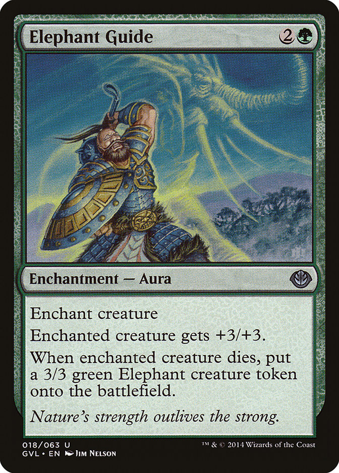 Elephant Guide (Garruk vs. Liliana) [Duel Decks Anthology] | Total Play